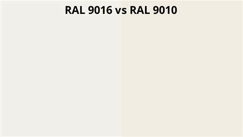 ral 9016 vs 9010